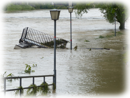 Pluies et inondation provoquées par une goutte froide